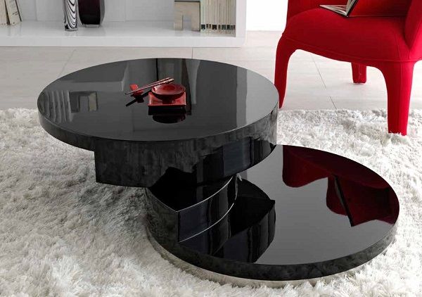 mesa de centro giratoria